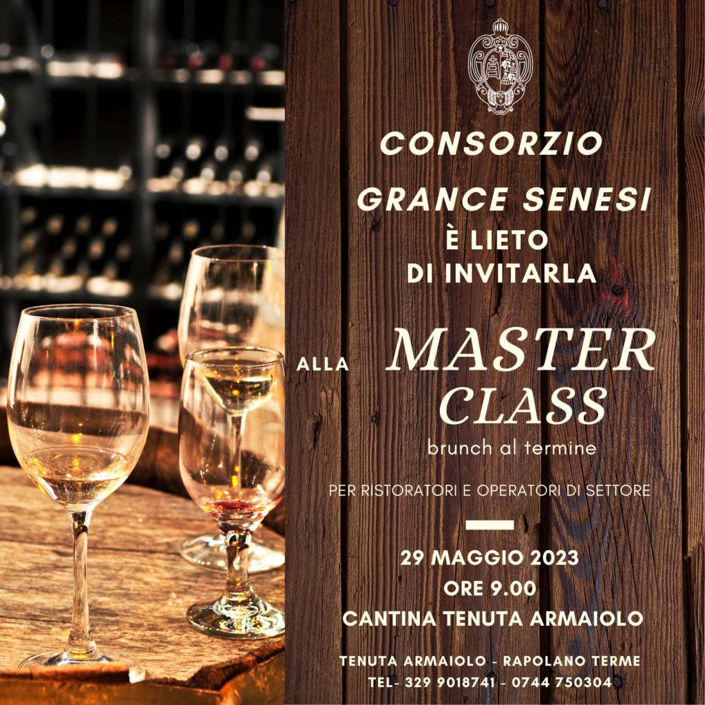 Invito per ristoratori master class